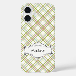 Persoonlijke Cute Plaid Hoesje