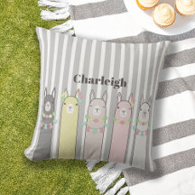 Persoonlijke Cute Retro Kleurrijke Llama's
