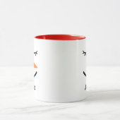 Persoonlijke Cute Snowman Hot Cocaca Mok voor kind (Midden)