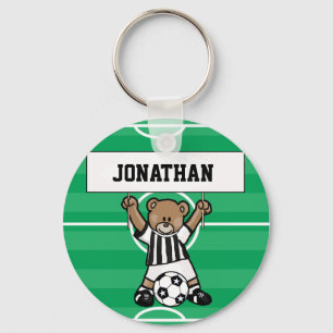 Persoonlijke Cute Soccer Beer Party Favors Sleutelhanger