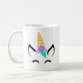 Persoonlijke Cute Unicorn-Mok Koffiemok (Links)