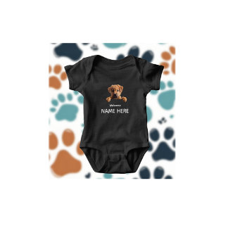 Persoonlijke Cute Welcome Puppy  Romper