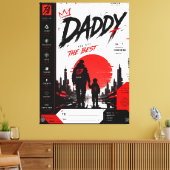 Persoonlijke Cyberpunk Daddy Muur Kunst Print (Insitu (Woonkamer))