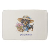 Persoonlijke Dachshund Badmat (Voorkant)