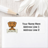 Persoonlijke Dachshund Etiket (Insitu)