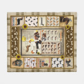 Persoonlijke dachshund-kennis — Prachtige cadeautj Fleece Deken (Voorkant (Horizontaal))