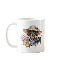 Persoonlijke Dachshund Tuinmok | Cute Hondentuin