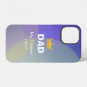 Persoonlijke DAD holografisch iPhone Hoesje (Achterkant horizontaal)