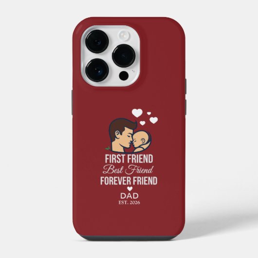 Persoonlijke Dad iPhone Hoes Hoesje (Achterkant)