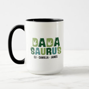 Persoonlijke Dadasaurus Mok, Aangepaste Dino-Thema Mok