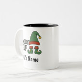 Persoonlijke Daddy Elf Mok – Aangepaste Kerstcadea (Voorkant links)