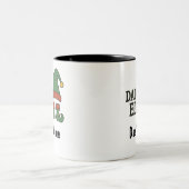 Persoonlijke Daddy Elf Mok – Aangepaste Kerstcadea (Center)