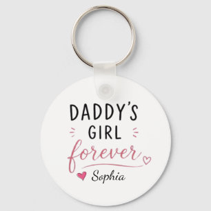 Persoonlijke Daddy's Girl Voor Altijd Sleutelhanger