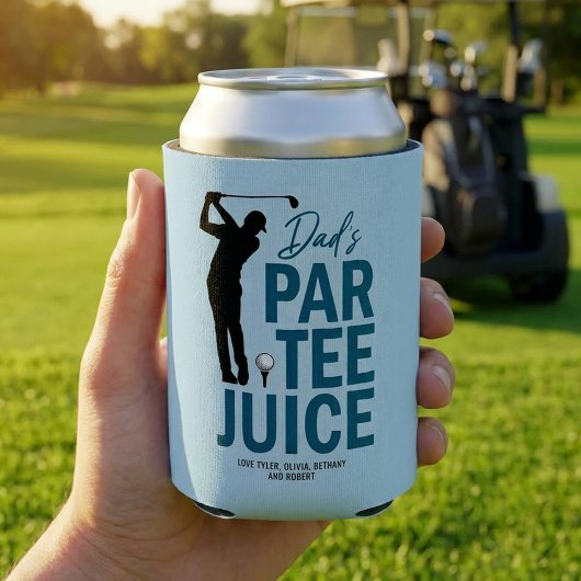 Persoonlijke 'Dad's Par-Tee Juice'-drank Blikjeskoeler