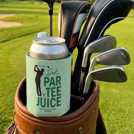 Persoonlijke 'Dad's Par-Tee Juice'-drank Blikjeskoeler