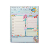 Persoonlijke Dagelijkse Planner Onder Zee Meermin  Notitieblok (Linkerzijde)