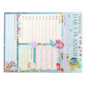 Persoonlijke Dagelijkse Planner Onder Zee Meermin  Notitieblok (Voorkant)