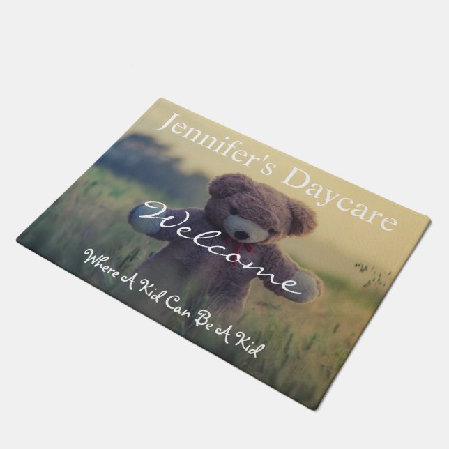 Persoonlijke dagzorg in het land deurmat (Schuin)