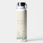 Persoonlijke Daisy Beste Leraar Ooit Waardering Waterfles (Achterkant)