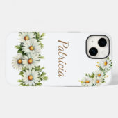 Persoonlijke Daisy Bloem Naam Hoestelcase Case-Mate iPhone Case (Achterkant (horizontaal))