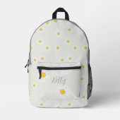 Persoonlijke Daisy Bloem Rugzak (Voorkant)