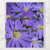 Persoonlijke Daisy Fleslabels Wijn Etiket (Enkel label)