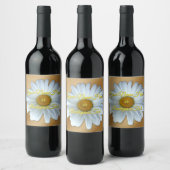 Persoonlijke Daisy-flessenlabels  Wijn Etiket (Flessen)