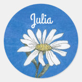 Persoonlijke Daisy Sticker (Voorkant)