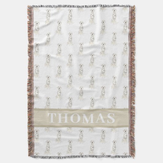 Persoonlijke Dalmatiër Deken (Voorkant Verticaal)