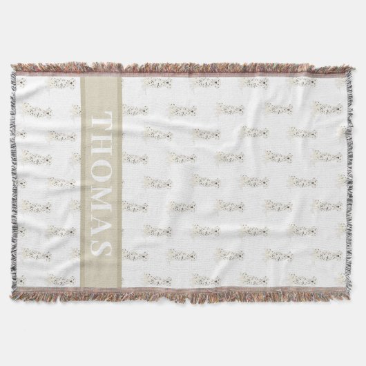 Persoonlijke Dalmatiër Deken (Voorkant)