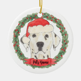 Persoonlijke Dalmatische Kerstmis Keramisch Ornament