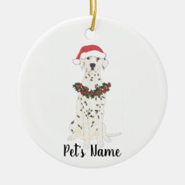 Persoonlijke Dalmatische Kerstmis Keramisch Ornament