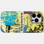 Persoonlijke Damascus Peacock Birdcage Musical Not Case-Mate iPhone Case (Achterkant (horizontaal))