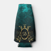 Persoonlijke Damasgouden Lijst luxe Flesjeskoeler (Voorkant)