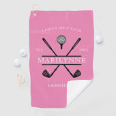 Persoonlijke Damesclubnaam Golfhanddoek (Insitu)