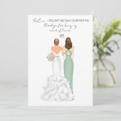 Persoonlijke dank je wel dat je mijn getuige bent kaart (Staand voorkant)