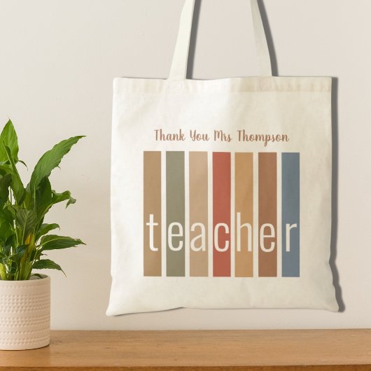 Persoonlijke Dank Je Wel Leraar Tote Bag