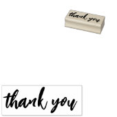 Persoonlijke Dank Je Wel  Rubberstempel (Gestempeld)