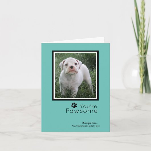 Persoonlijke dank - Kaarten voor de kaartjes voor  (Voorkant)