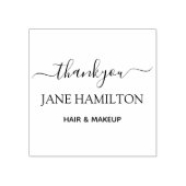 Persoonlijke dank rubberstempel (Afrduk)