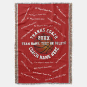 Persoonlijke dank voor cadeautjes voor Basketball  Deken (Voorkant Verticaal)