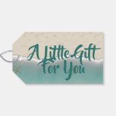 Persoonlijke dank voor de Labels voor weddenschapp Cadeaulabel (Achterkant Horizontaal)