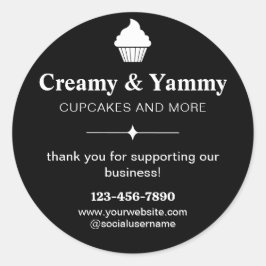 Persoonlijke dank voor de ondersteuning van ons be ronde sticker