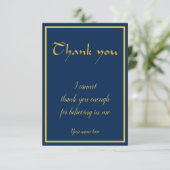 Persoonlijke dank voor mijn geloof bedankkaart (Staand voorkant)