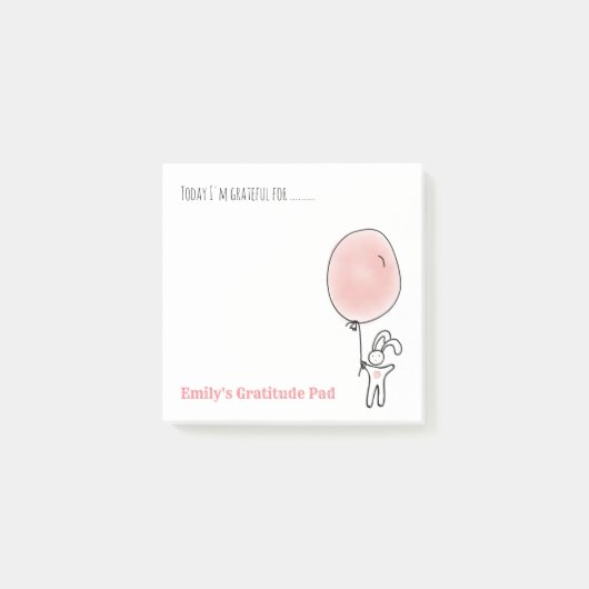 Persoonlijke dankbetuigingskaartjes - Geef Dank Post-it® Notes (Voorkant)