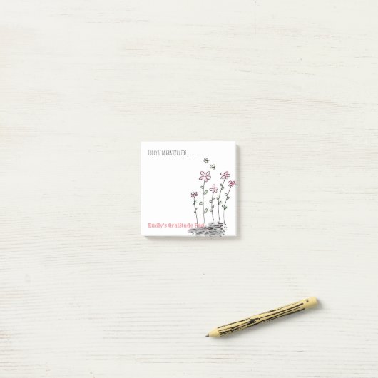 Persoonlijke Dankbriefkaarten - Schrijf en plak Post-it® Notes (Op bureau)