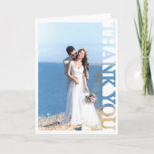 Persoonlijke Dankjewel Foto Frame kaart (Voorkant)