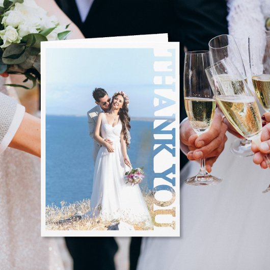 Persoonlijke Dankjewel Foto Frame kaart