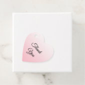 Persoonlijke Dankjewel Verbleekte Roze Cadeau Bedankjes Labels (In situ)