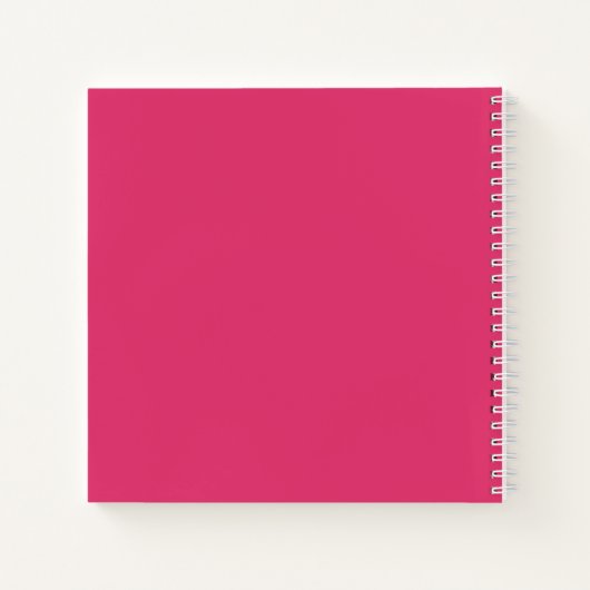 Persoonlijke dansballetleraar roze Tutu-cadeau Notitieboek (Achterkant)